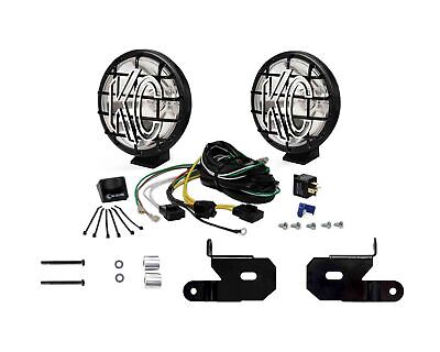 KC HiLiTES 97113 Jeep JL A-Pillar Mount with 6"" Apollo Pro Light Kit-Spot Be...