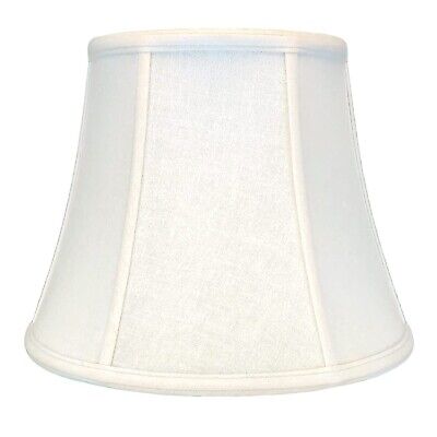 Royal Designs Modified Bell Lamp Shade, Linen White, 10 x 16 x 12.5