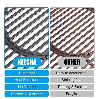 KEESHA BBQ Gourmet System Cooking Grate Replacement for Weber Genesis II 300 ...