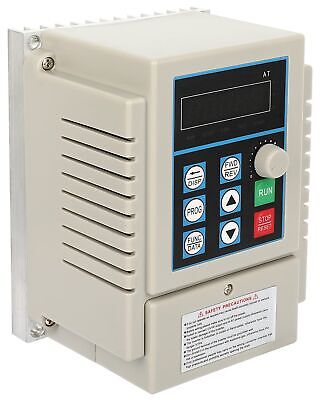 FAHKNS Variable Frequency Drive AC 220V/0.75kw 1HP 5A VFD Inverter Single Pha...