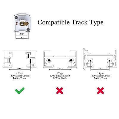 mirrea 16.5W Dimmable LED Track Lighting Heads Compatible with Single Circuit...