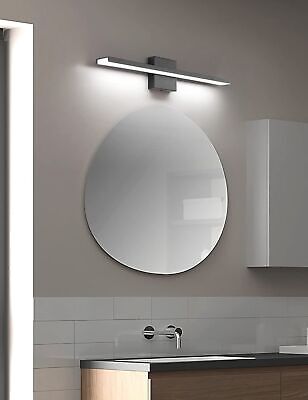 JUSHENG Bathroom Vanity Light Fixtures Aluminum & Stainless Steel Wall Mirror...