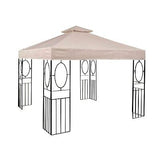 Garden Winds Replacement Canopy Top Cover for The 10' x 10' Masley Gazebo - 350