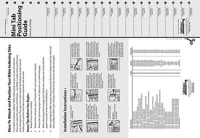 Tabbies 20 Pack with Display Mini Silver-Edged Bible Indexing Tabs, Old & New...