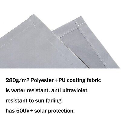 12' x 10' Retractable Patio Awning Replacement Fabric Cloth, Durable Exterior...