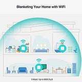 Meshforce M7 Tri-Band Whole Home Mesh WiFi System (3 Pack), Gigabit Mesh WiFi...