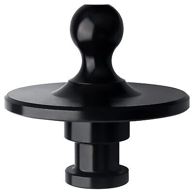 Gooseneck Ball Adapter - Fifth Wheel Kingpin to 2-5/16 Inch Gooseneck Ball To...