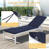 72in Outdoor Chaise Lounge Cushion, Lounge Chair Recliner Cushions for Indoor...