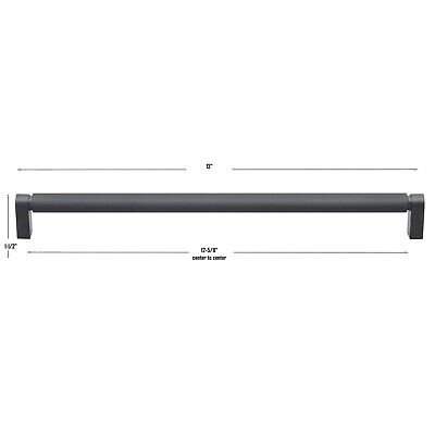 GlideRite 12-5/8 in. (320mm) Center to Center Solid Knurled Cabinet Bar Pull,...