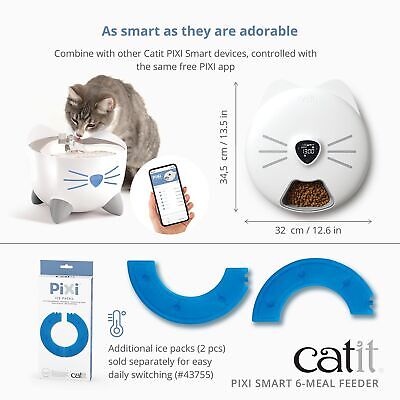 Catit PIXI Smart 6-Meal Feeder &#8211; Automatic and Customizable Feeding Schedu