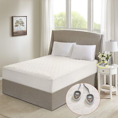 Beautyrest Cotton Heated Mattress Pad - Bed Warmer with 20 Heat Settings Cont...