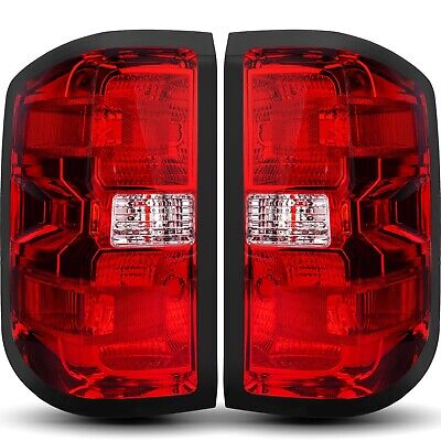 Tail Lights Compatible with Chevy Chevrolet Silverado 1500 2500 3500 2014-201...