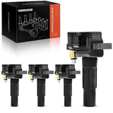 A-Premium Set of 4 Ignition Coil (for Turbocharged) Compatible with Subaru Fo...