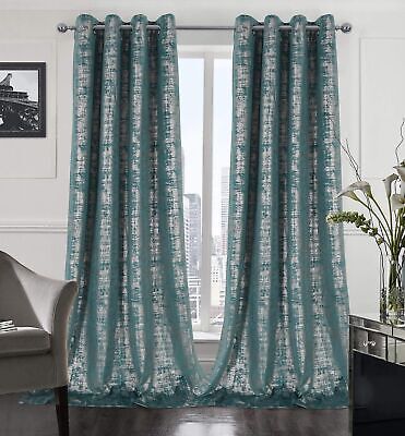 always4u Soft Velvet Curtains 108 Inch Length Long Luxury Bedroom Curtains Go...