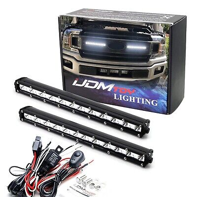 iJDMTOY Front Grille LED Light Bar Kit Compatible with 2018-2020 Ford F150 XL...