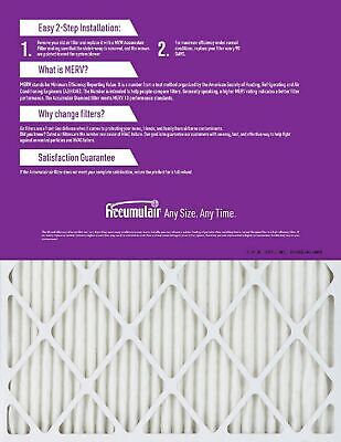 Accumulair Diamond 20x30x1 (19.5x29.5) MERV 13 Air Filter/Furnace Filters (6 ...