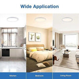 15.8 Inch Dimmable LED Ceiling Light Flush Mount, 3000K-4000K-5000K Selectabl...