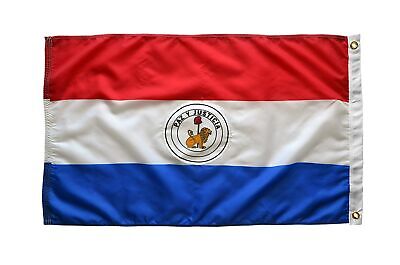 Annin Flagmakers Paraguay Flag USA-Made to Official United Nations Design Spe...