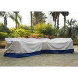 Curved Sofa Cover,Outdoor Couch Cover 600D&#65292;Outdoor Sectional Covers Water