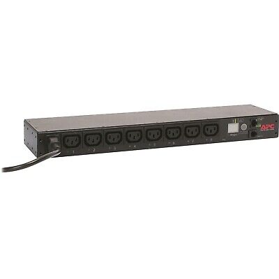 APC Rack PDU, Switched, 1U, 12A/208V, 10A/230V, (8) C13 (AP7920B)