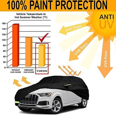 YIXIN Waterproof 210T Car Covers for 2005-2022 Audi Q7 SUV&#65292;Fit 100% Water