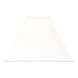 Royal Designs Square Sharp Corner Basic Lamp Shade, White, 6 x 18 x 13