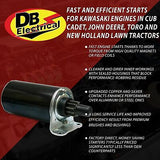 DB Electrical 410-22022 Starter Compatible With/Replacement For Cub Cadet Kaw...