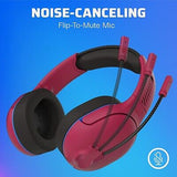 PDP AIRLITE Pro Wireless Headset with Mic for PS5, PS4, PC - Cosmic Red