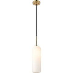 Z-Lite 732P22-HBR Monty Pendant, 1-Light 100 Watts, Heritage Brass