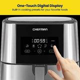 Chefman TurboFry&#174; Touch Air Fryer, XL 8-Qt Family Size, One-Touch Digital C