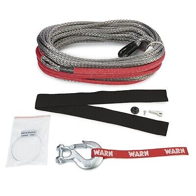 WARN 96040 Spydura Pro Synthetic Winch Cable Rope with Loop Ends: 3/8" Diamet...