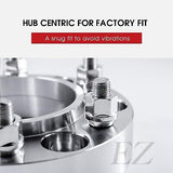 2 Hub Centric Wheel Adapters Spacers 5x130 to 5x130 Compatible with Porsche -...