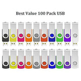 128MB USB Flash Drive 100 Pack, ABLAZE USB 2.0 Flash Drives Bulk Thumb Drives...