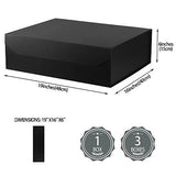 3 Pcs Matte Black Extra Large Gift Box with Lid, 19x16x6 Inches, Hard Magneti...