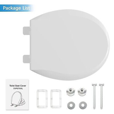 Toilet Seat, Round Toilet Seat with Toddler Seat Built in, Potty Training Toi...