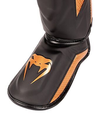 Venum Venum Elite Evo Shin Guards Black/Bronze Large