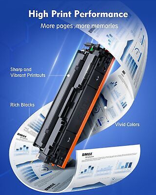 202A Toner Cartridges - Standard Yield 5 Pack 202X Compatible with HP Color L...