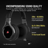 Corsair Virtuoso RGB Wireless Gaming Headset with 7.1 Surround Sound, Broadca...