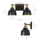 classy leaves Bathroom Light Fixtures, 2-Light Farmhouse Vanity Lights for Ba...