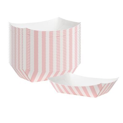 Restaurantware Bio Tek 4 Ounce Paper Boats 400 Disposable #25 Food Trays - PE...