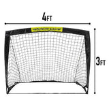 Franklin Sports Blackhawk Backyard Soccer Goal - Portable Pop Up Soccer Nets ...