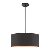 Livex Lighting 45610-04 Sentosa 3 Light Pendant, Black, 18 x 18 x 99