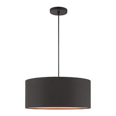 Livex Lighting 45610-04 Sentosa 3 Light Pendant, Black, 18 x 18 x 99