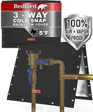 Redford Supply Co. Cold Snap (5&#176;F) in-Wall 3-Way Opening Custom Double Wall