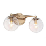 Bathroom Light Fixtures, Gold Vanity Lights for Bathroom, 2 Light Bathroom Va...