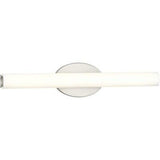 Progress Lighting Parallel LED Collection 22" Etched White Glass Luxe Bath Va...