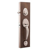 Copper Creek CZ2610XKLR-SS Mid-Century Modern Entrance Handleset in Satin Sta...