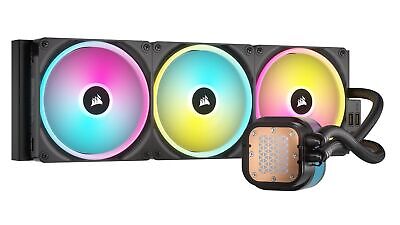 CORSAIR iCUE Link H170i RGB Liquid CPU Cooler - 420mm AIO - QX140 RGB Fans - ...