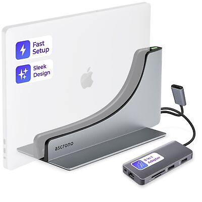 Dock Adapter Bundle for 13" 15" 16" MacBook Pro - Docking Station - Dual Moni...