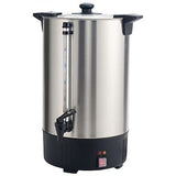 Winco ECU-100A Coffee Urn, 6 Gallon, Silver